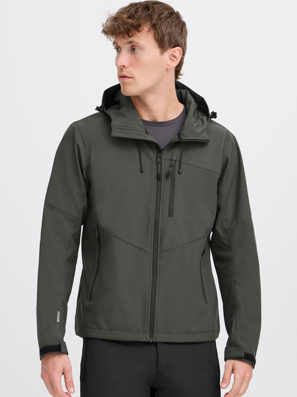 North Bend Softshelljacke Herren grau, S