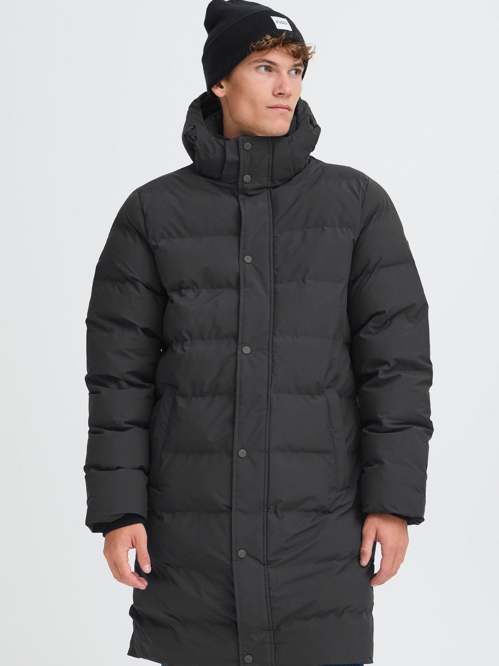 Thumbnail - North Bend Steppmantel Herren grau, L