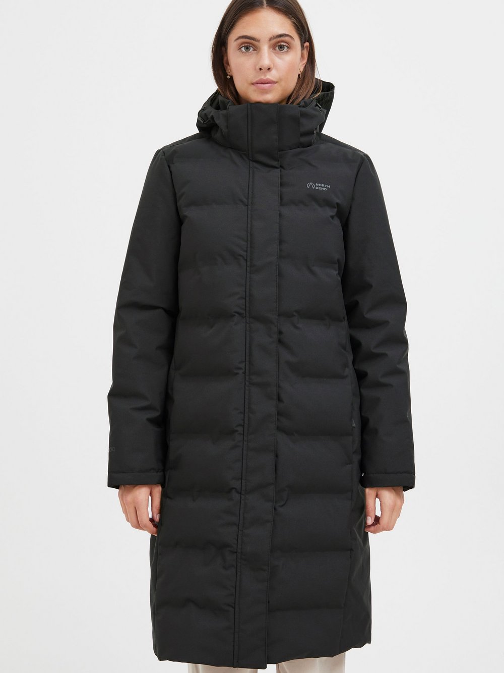 North Bend Steppmantel Damen schwarz, 40