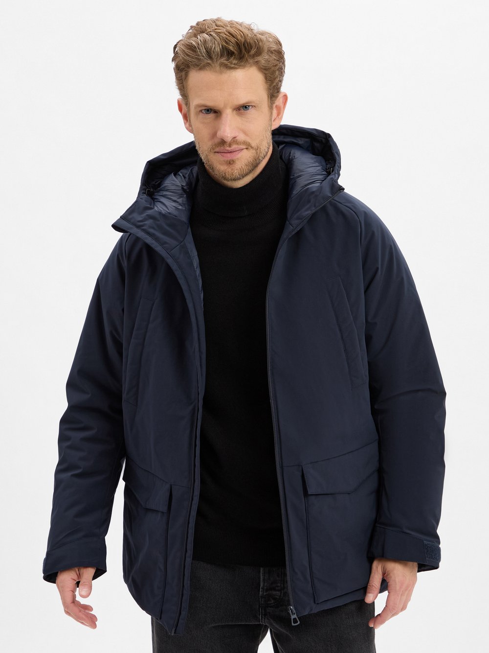 Nils Sundström Winterjacke Herren blau, L