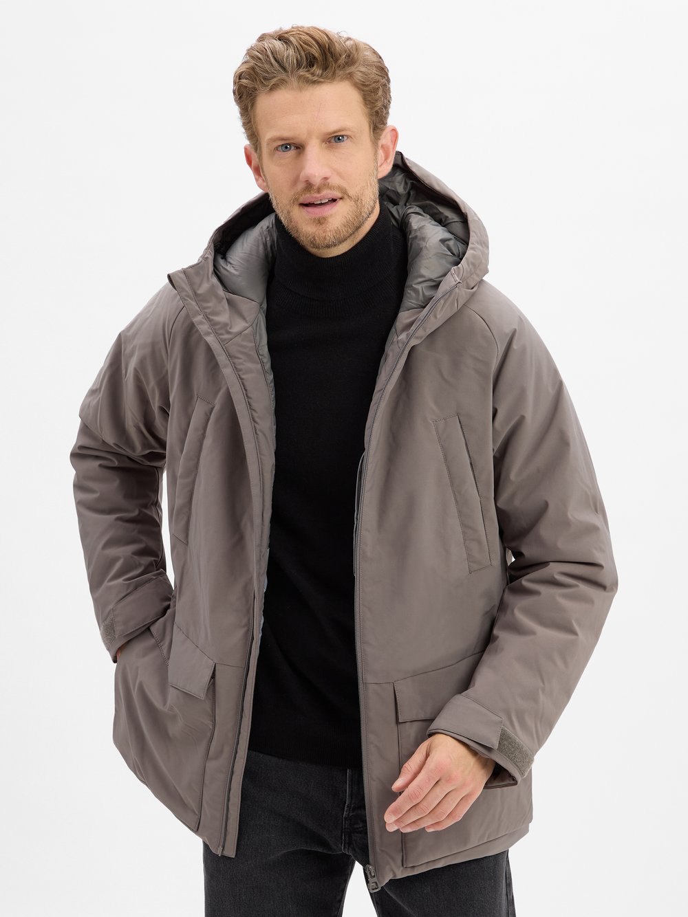 Nils Sundström Winterjacke Herren grau, M