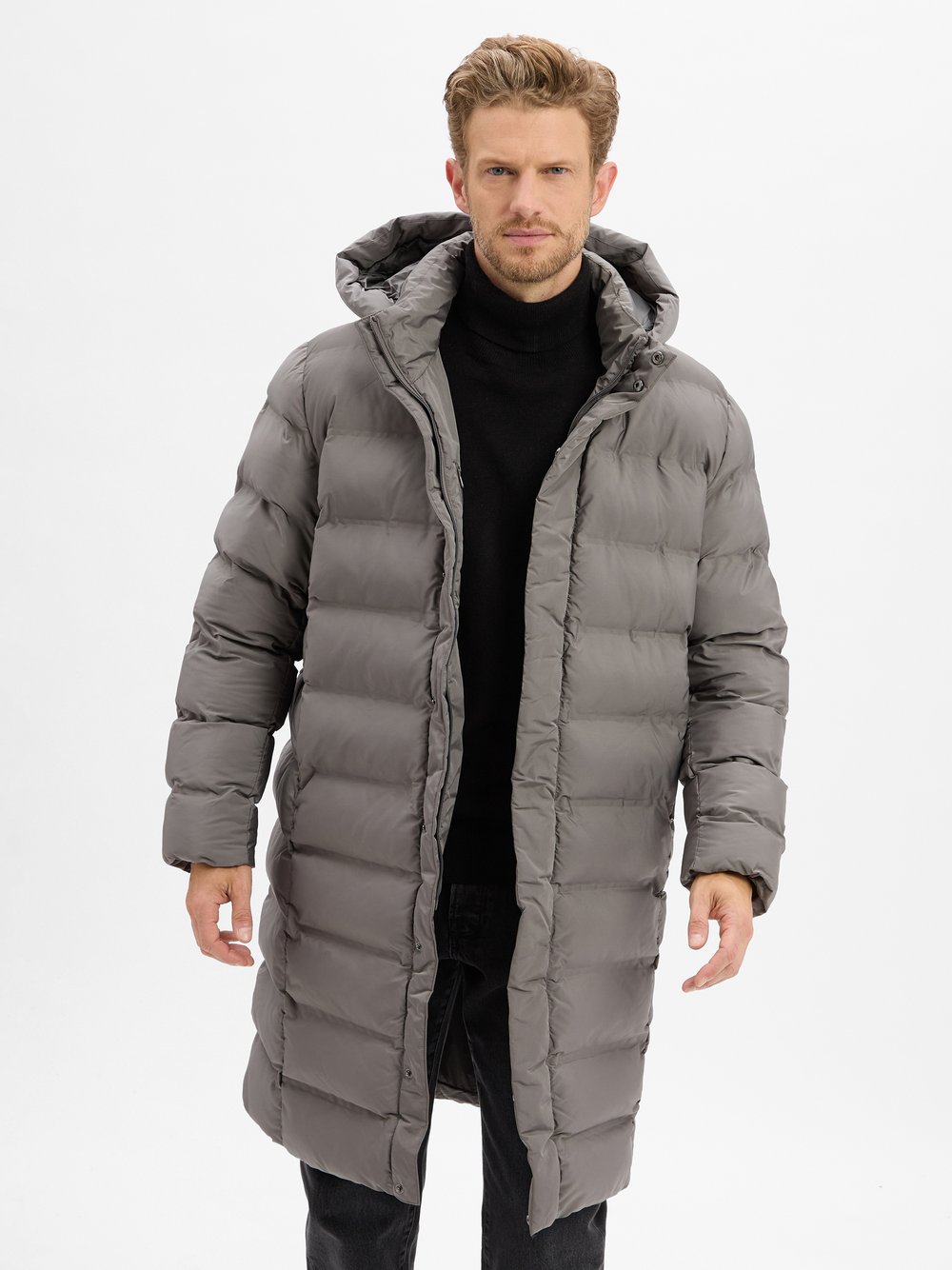 Finshley & Harding Steppjacke Herren grau, XL