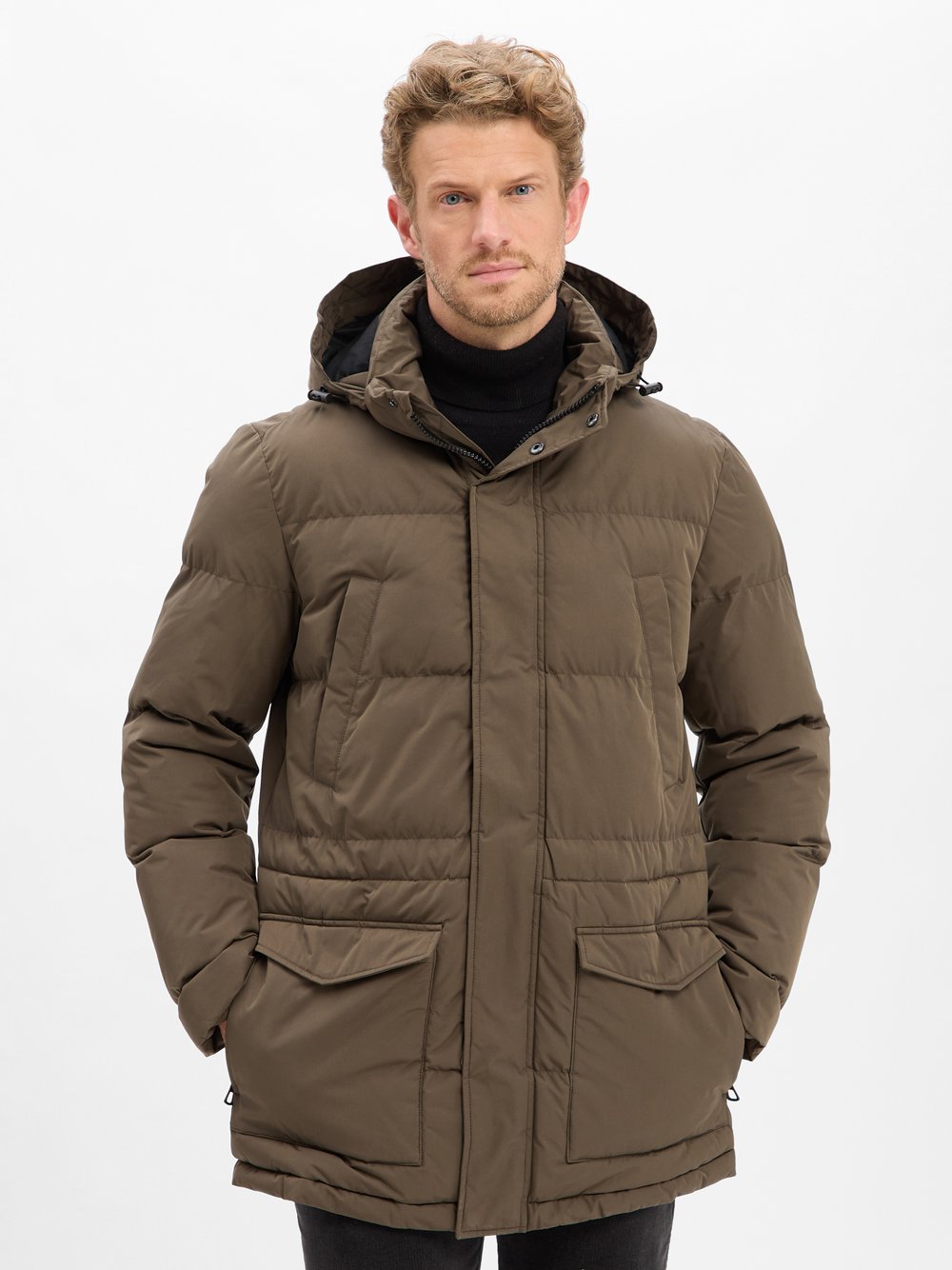 Andrew James Steppjacke Herren grün, XXXL