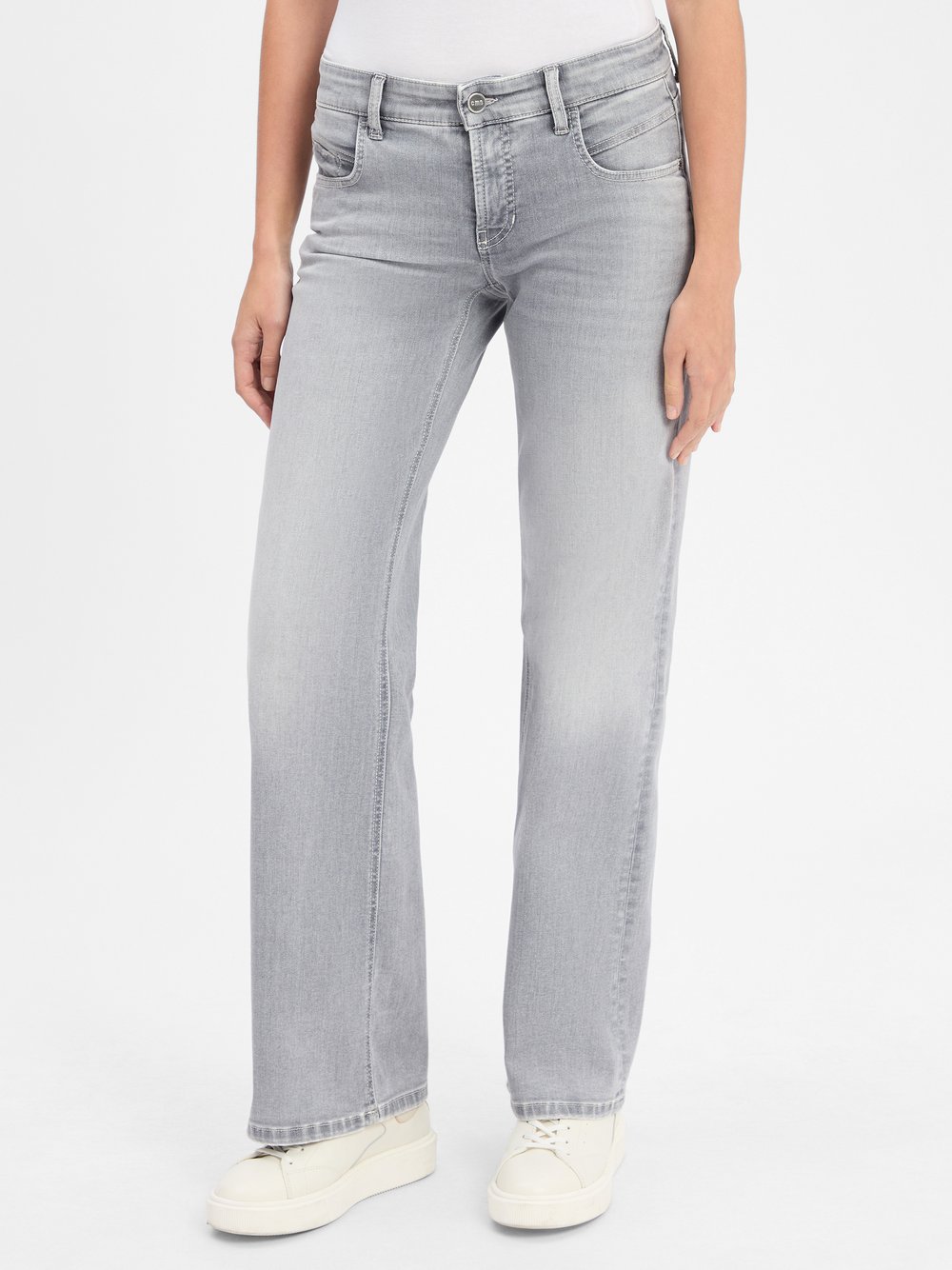 Cambio Jeans Damen Baumwolle grau, 42