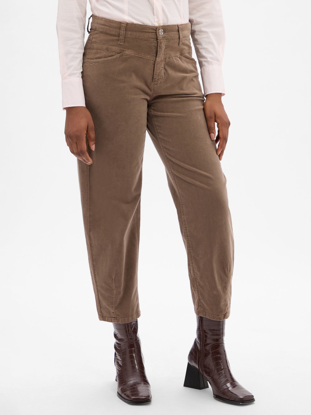 Cambio Samthose Damen Baumwolle mehrfarbig, 34