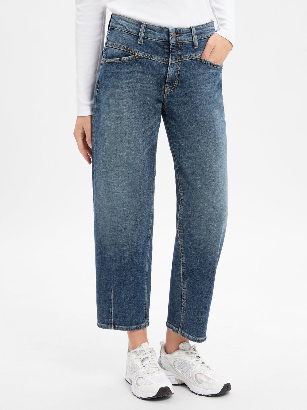 Thumbnail - Cambio Jeans Damen Baumwolle blau, 36