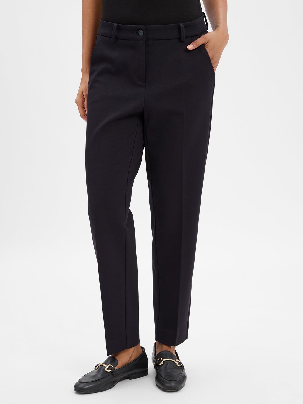 Cambio Hose Damen Viskose blau, 36