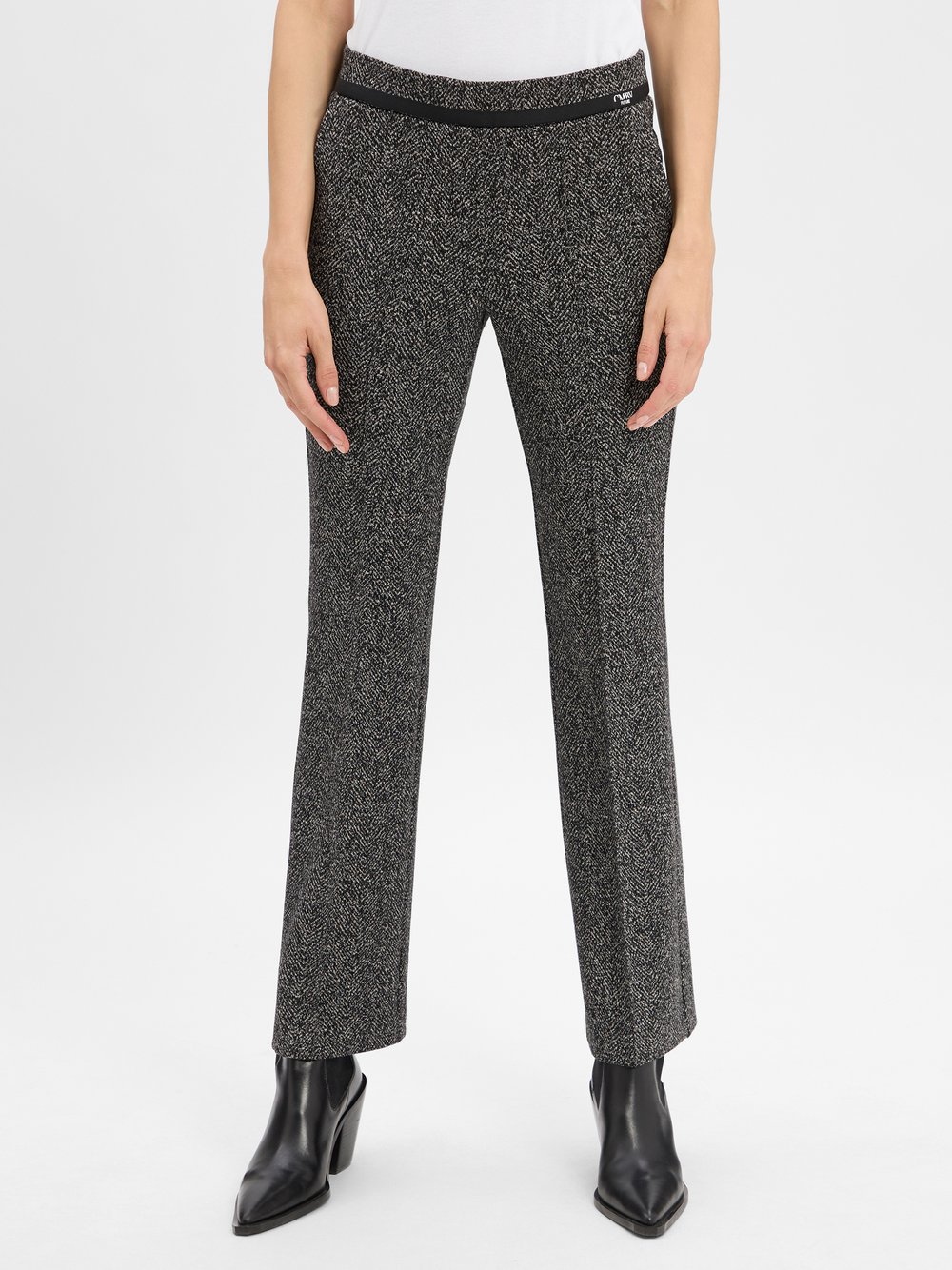 Cambio Stoffhose Damen Viskose mehrfarbig gemustert, 34