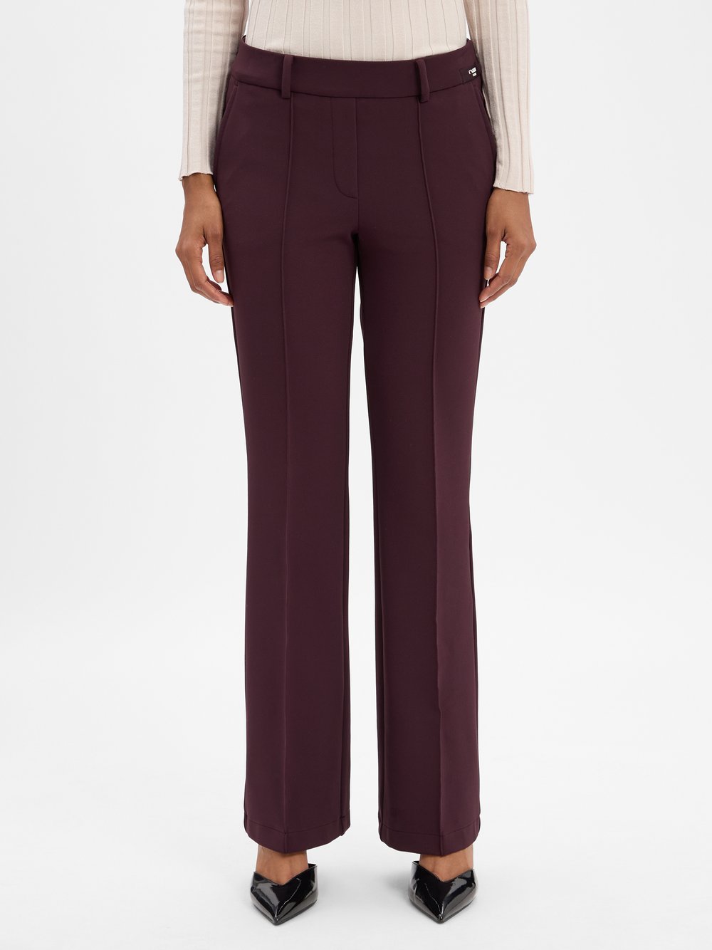 Cambio Stoffhose Damen Polyamid lila, 44