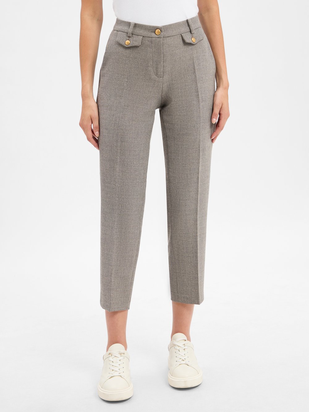 Cambio Hose Damen mehrfarbig gemustert, 40