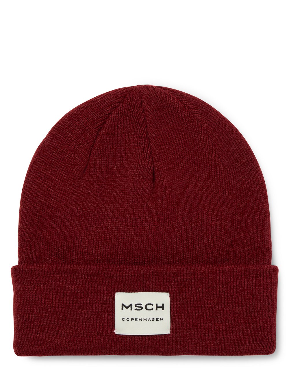 Msch Copenhagen Wollmütze Damen Wolle rot, ONE SIZE