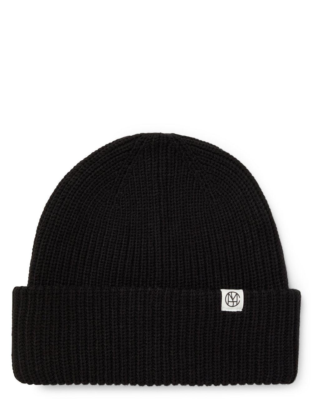 Msch Copenhagen Strickmütze Damen schwarz, ONE SIZE