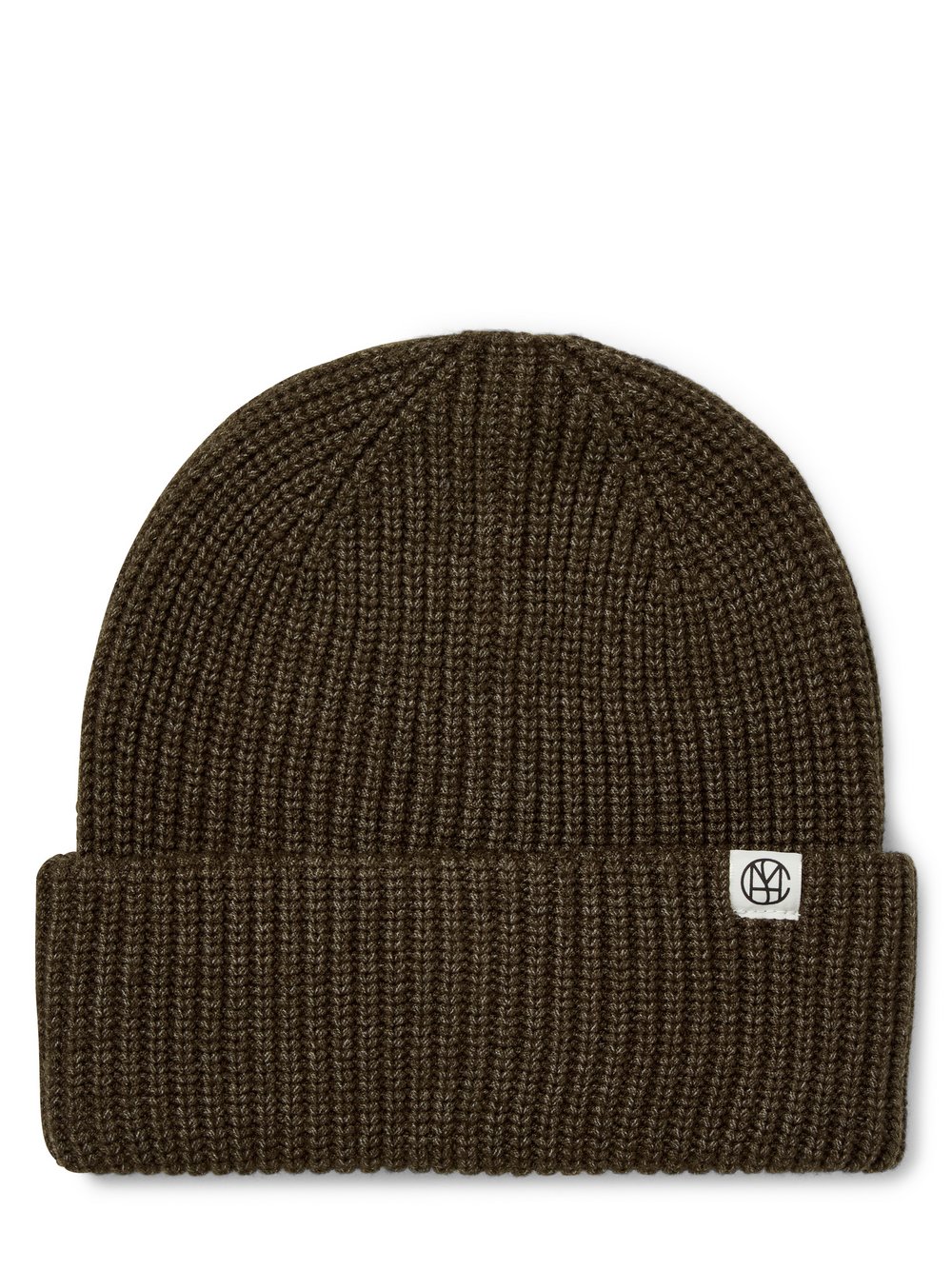 Msch Copenhagen Strickmütze Damen grün, ONE SIZE