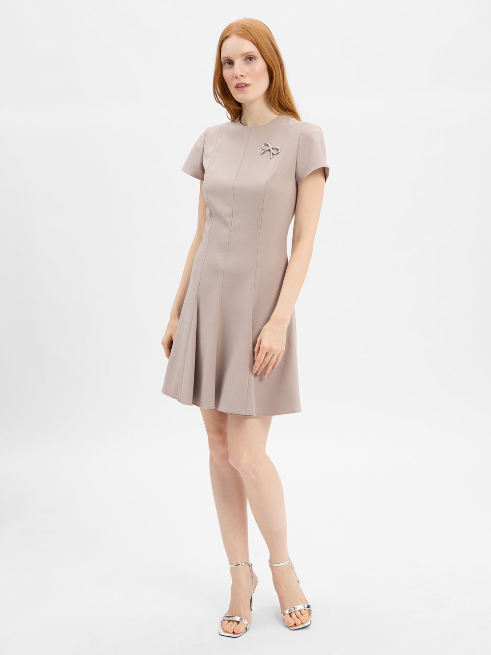 HUGO A-Linien-Kleid Damen mehrfarbig, 42
