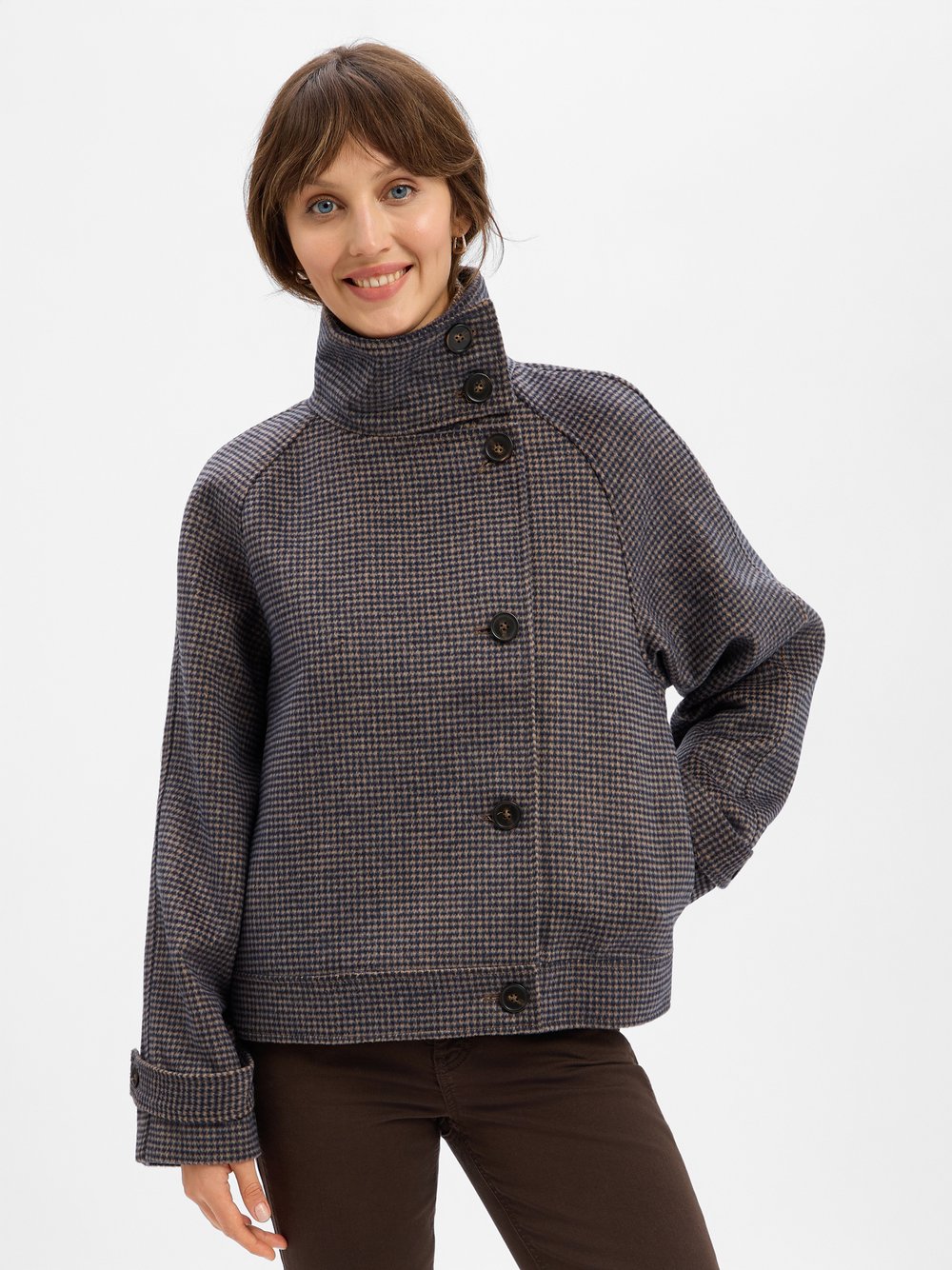 Msch Copenhagen Jacke Damen mehrfarbig kariert, M/L