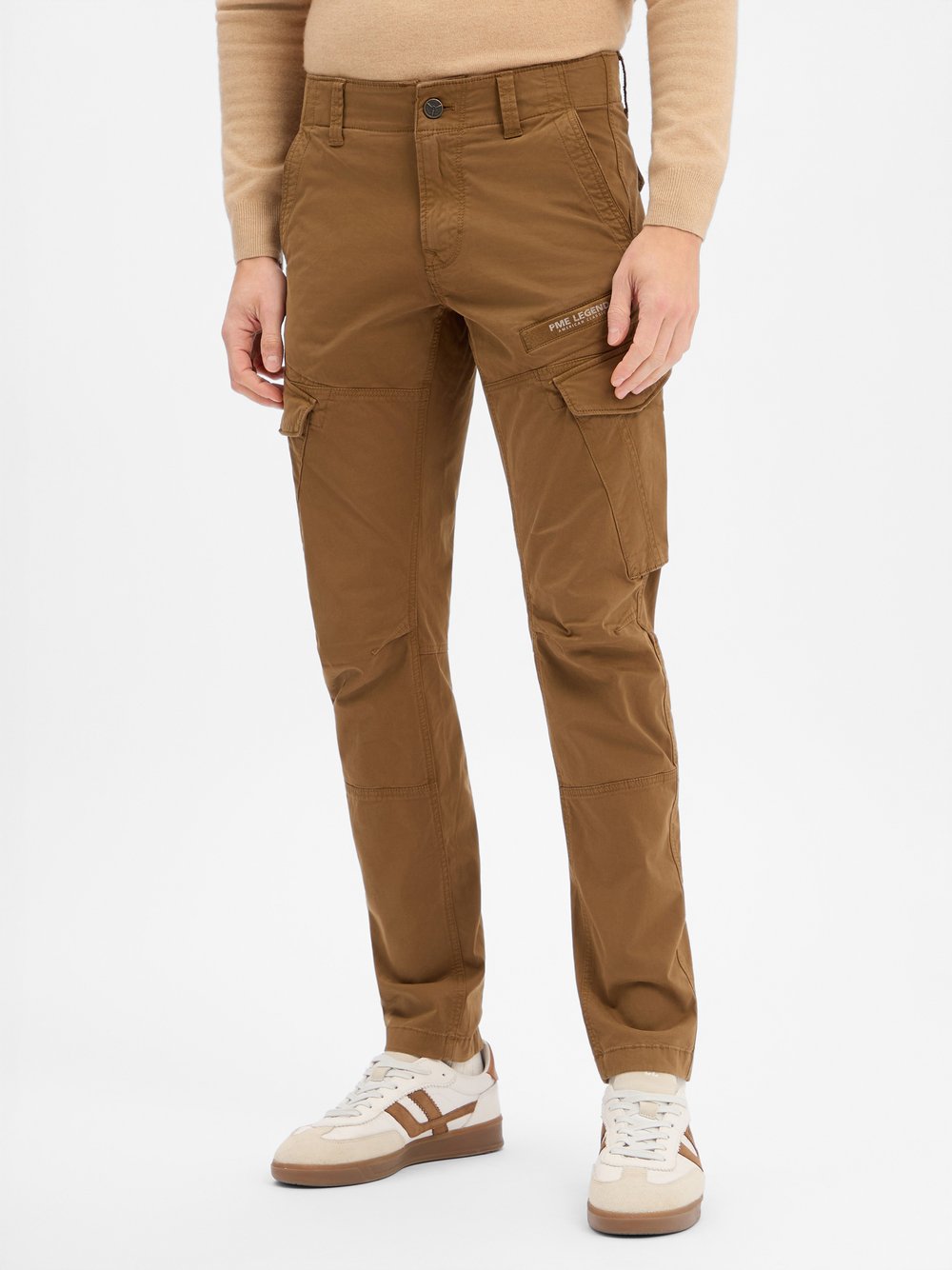 PME Legend Cargohose Herren Baumwolle braun, 36-32