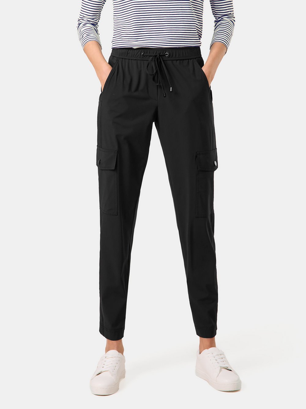 Gerry Weber Jogpants Damen Polyamid schwarz, 44