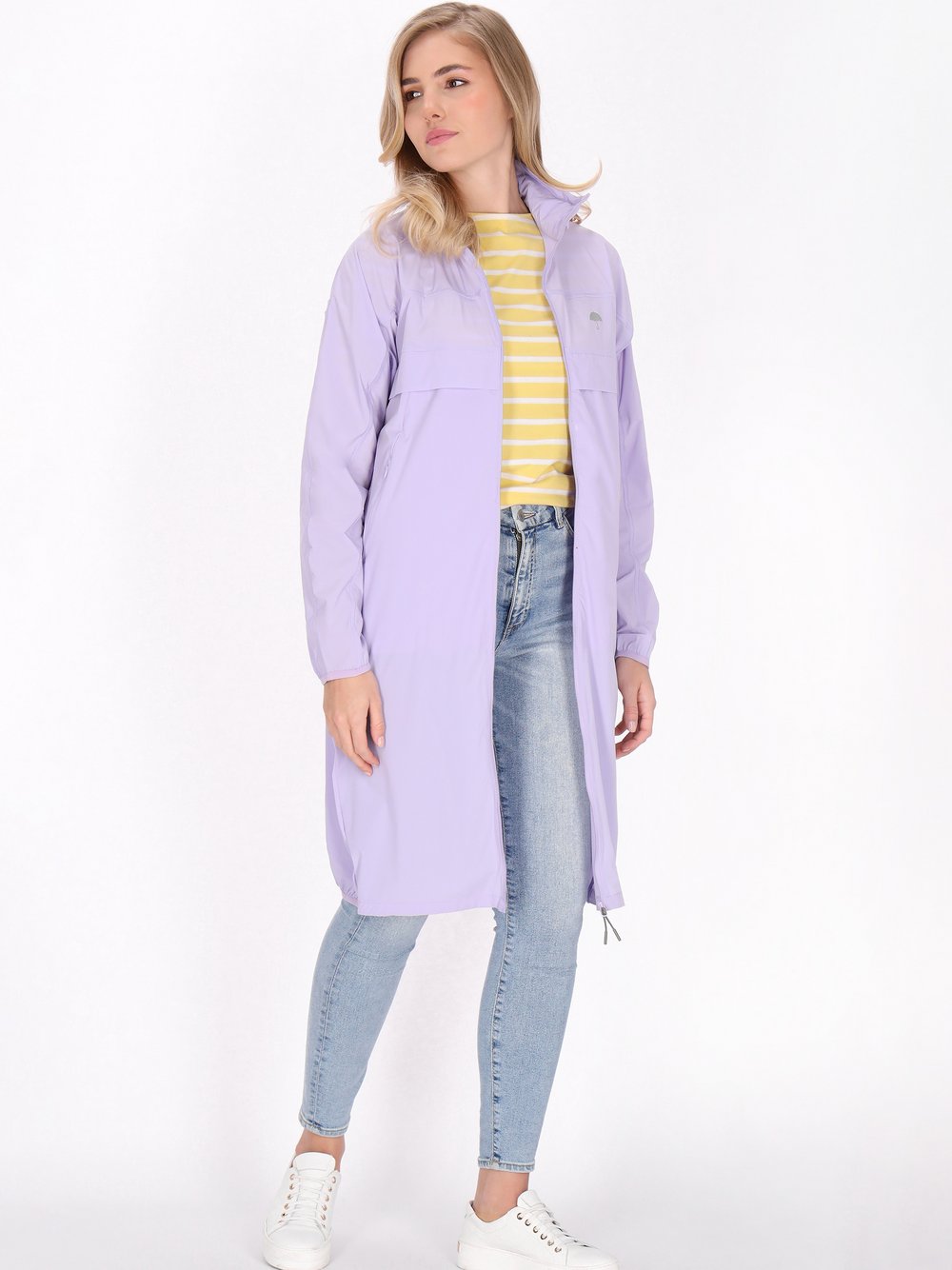 Schmuddelwedda Mantel Damen Polyamid lila, S