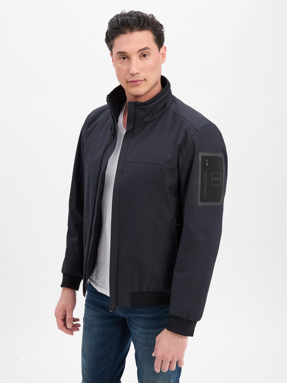 BOSS Green Funktionsjacke Herren blau, L