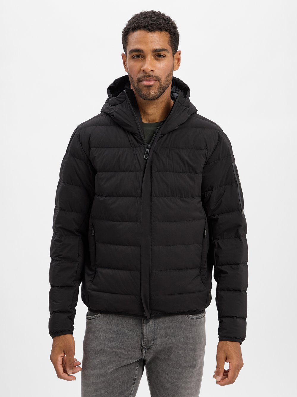 BOSS Green Daunenjacke Herren schwarz, XL