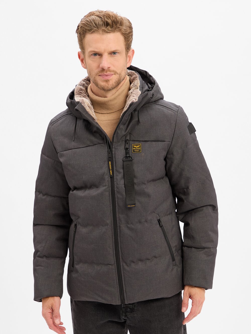 Thumbnail - PME Legend Steppjacke Herren grau, S
