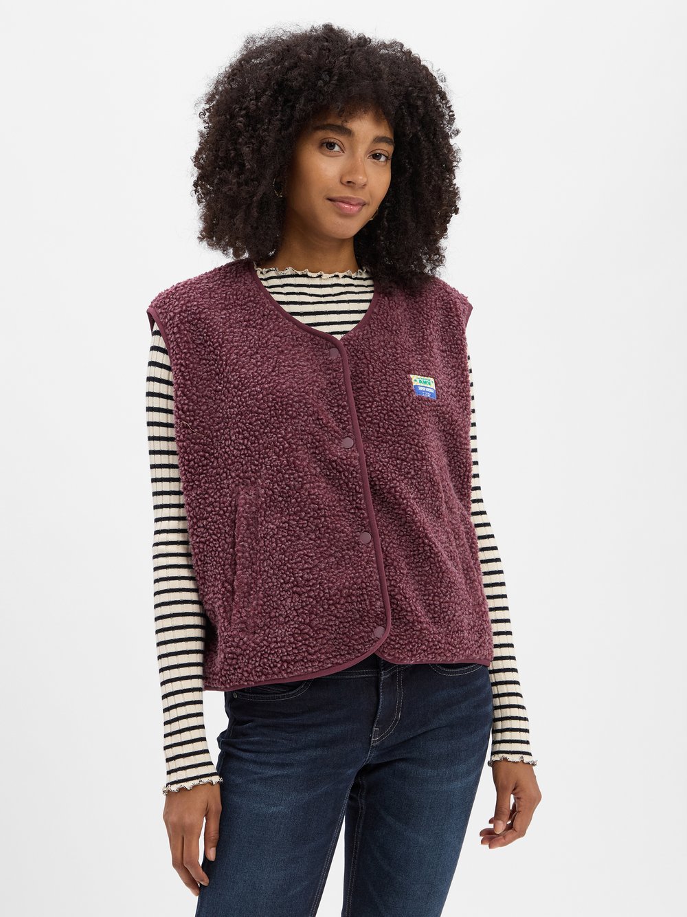 american vintage Weste Damen mehrfarbig, M/L