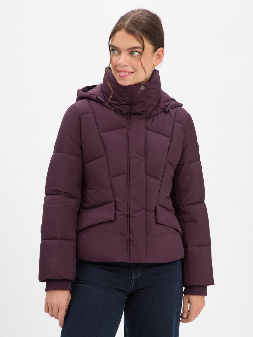 Thumbnail - BOSS Steppjacke Damen lila, 34