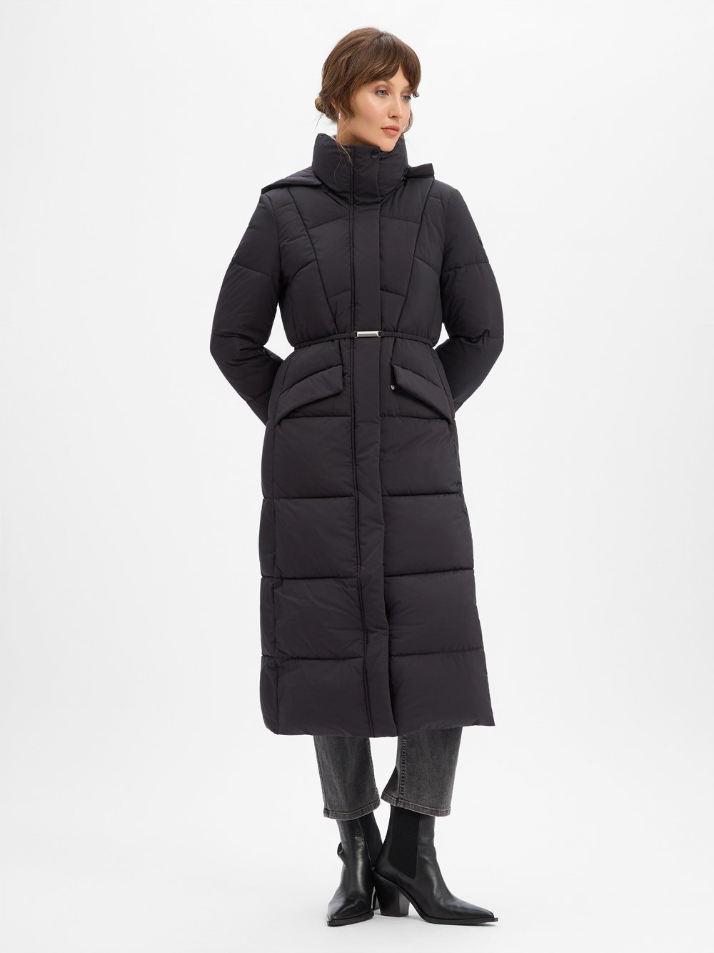 BOSS Steppmantel Damen schwarz, 38
