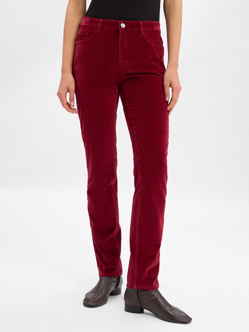BRAX Samt-Hose Damen Baumwolle rot, 22