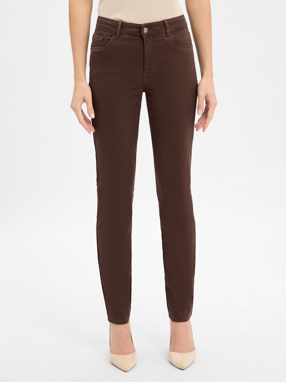 Thumbnail - BRAX Hose Damen Modal braun, 44