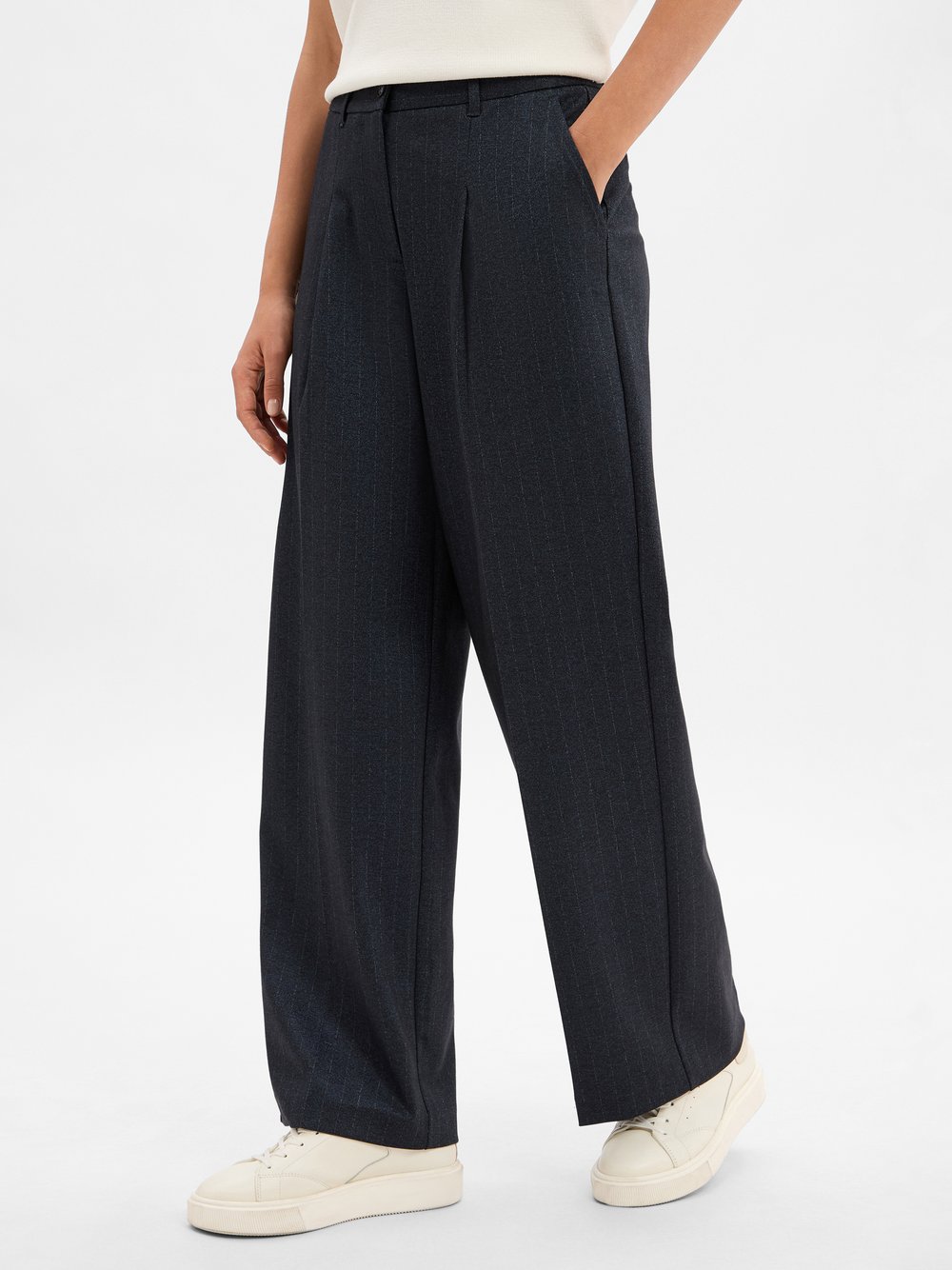 s.Oliver Hose Damen mehrfarbig gestreift, 46