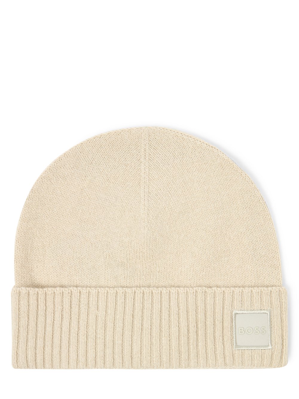 Thumbnail - BOSS Orange Beanie Herren Baumwolle beige, ONE SIZE