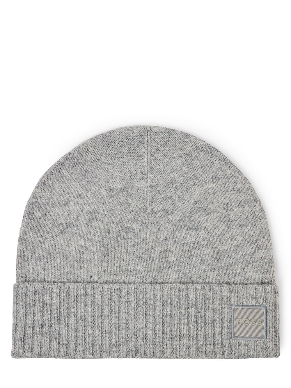 BOSS Orange Mütze mit Woll-Anteil Herren Wolle grau meliert, ONE SIZE