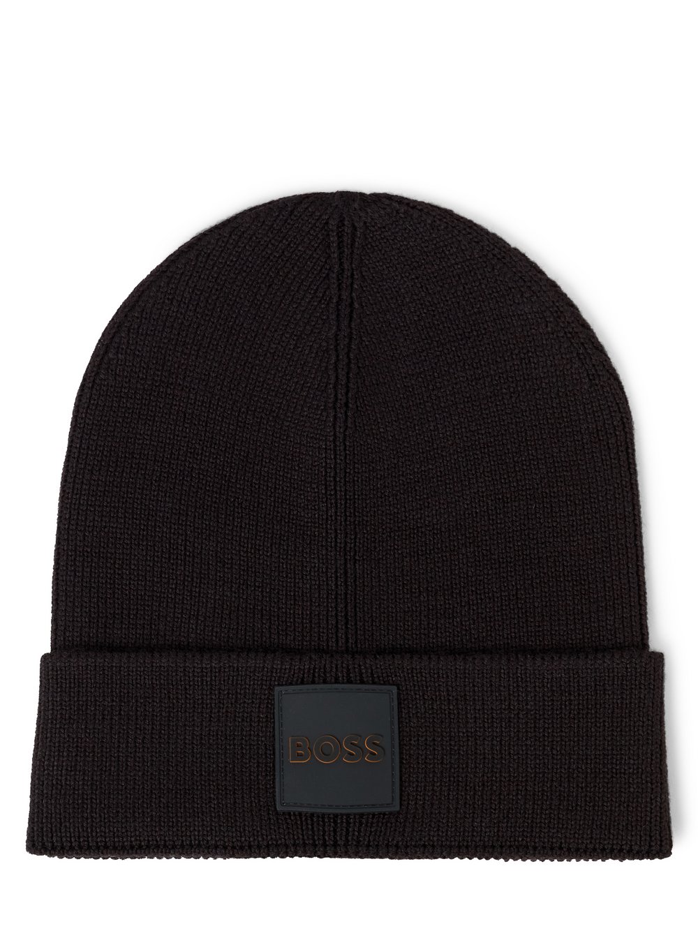 BOSS Orange Beanie aus Schurwolle Herren schwarz, ONE SIZE