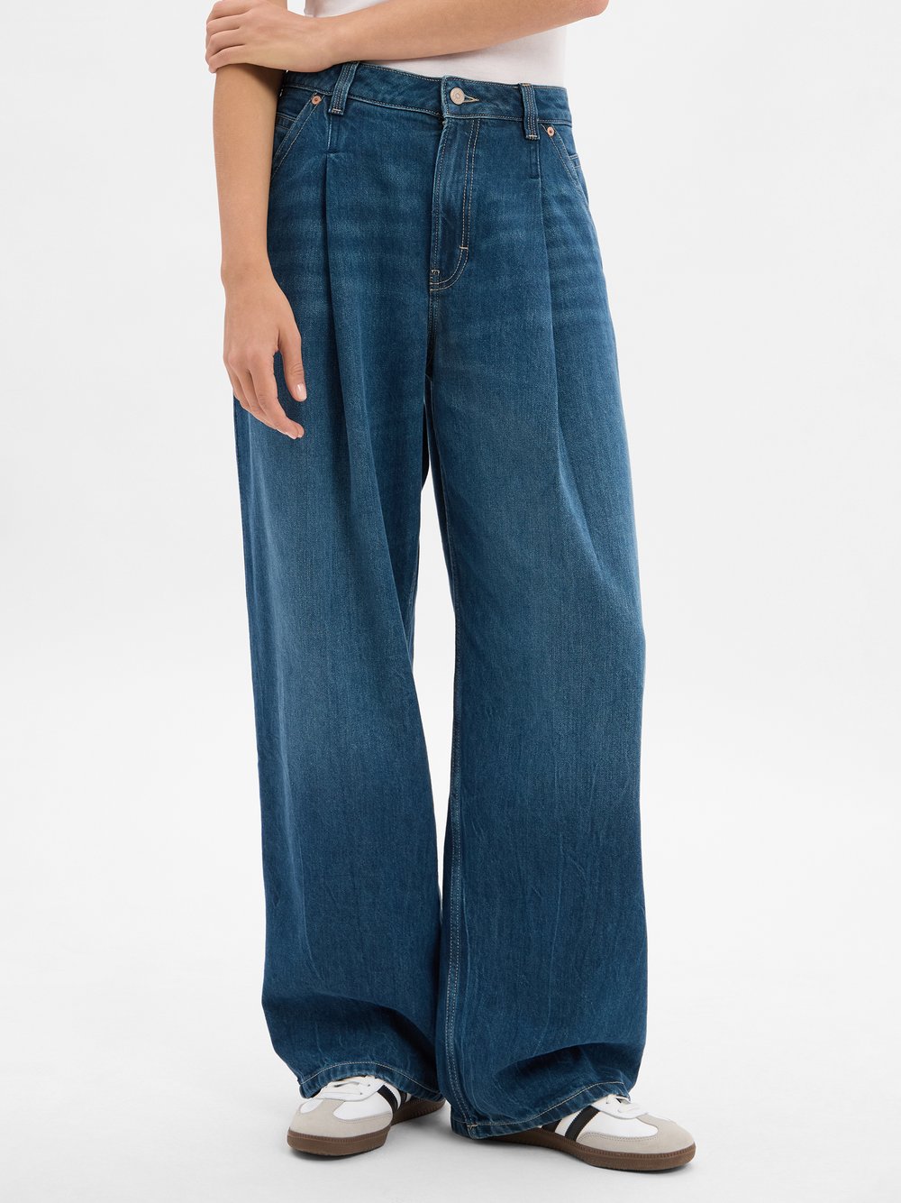 BOSS Orange Jeans Damen Baumwolle blau, 30-32