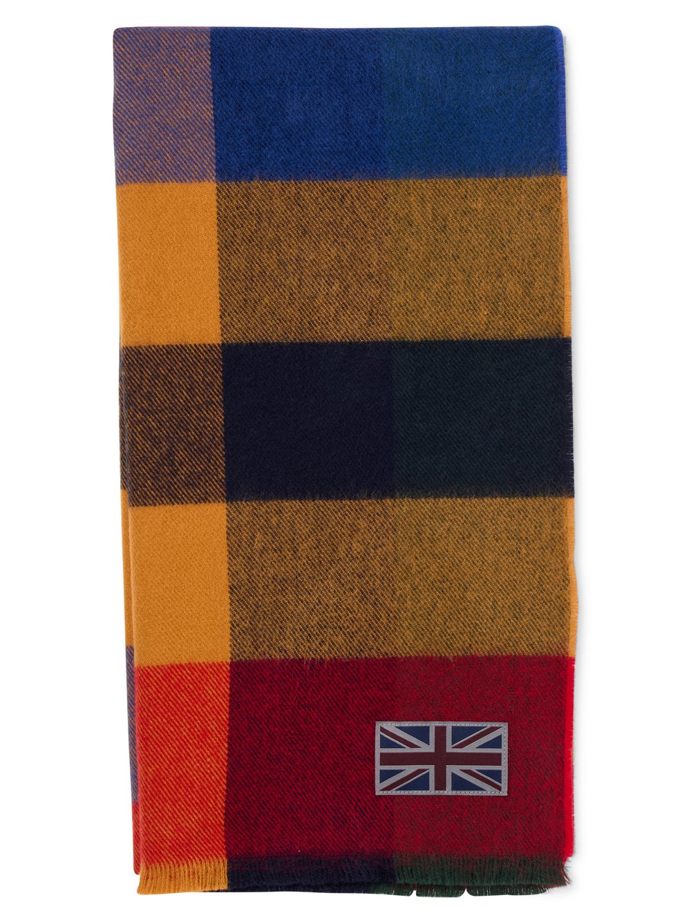 Finshley & Harding London Schal Herren mehrfarbig kariert, ONE SIZE