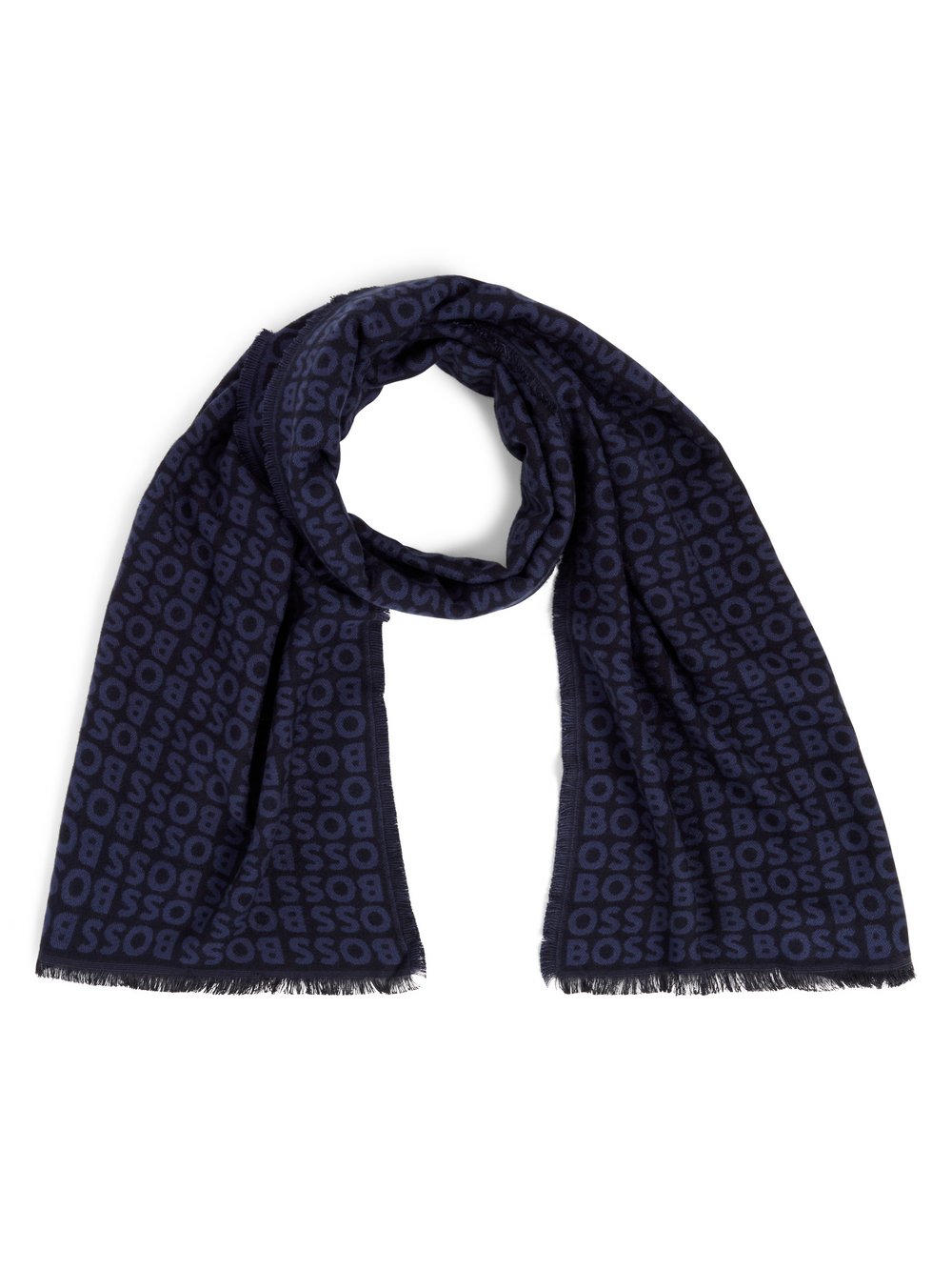 Thumbnail - BOSS Schal Herren Viskose mehrfarbig gemustert, ONE SIZE