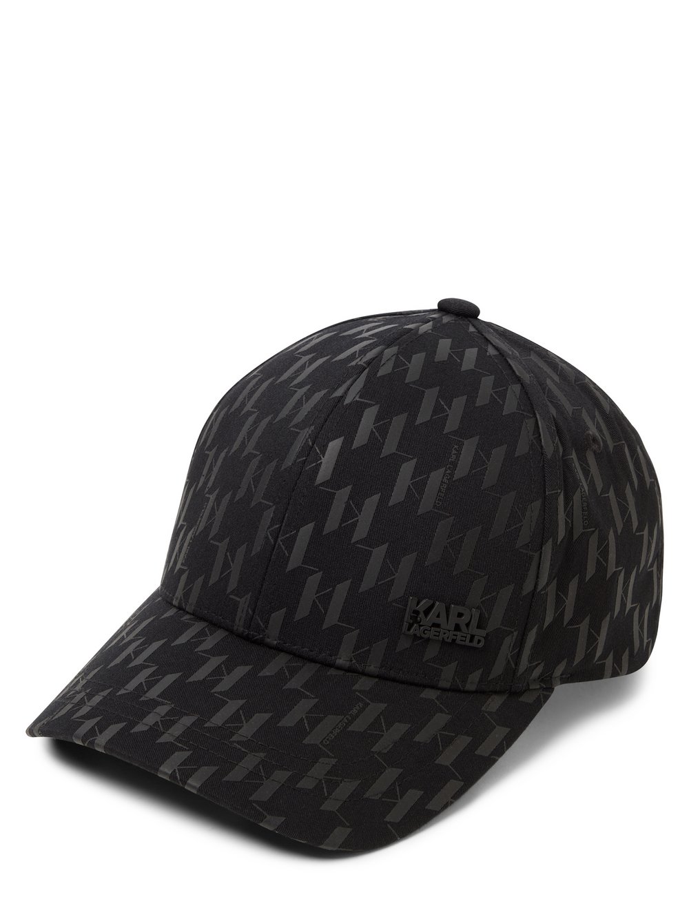 KARL LAGERFELD Basecap Damen Baumwolle schwarz gemustert, 1