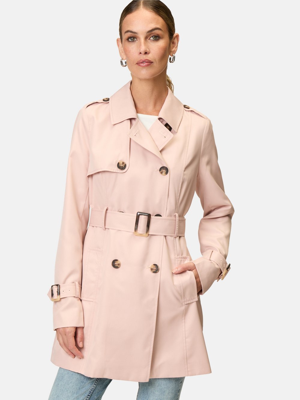 zero Trenchcoat Damen rosa, 42