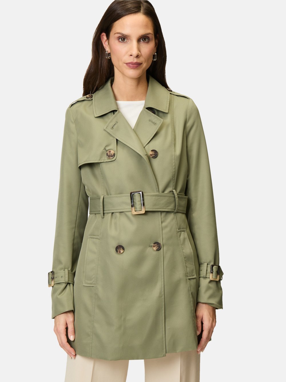 zero Trenchcoat Damen grün, 40