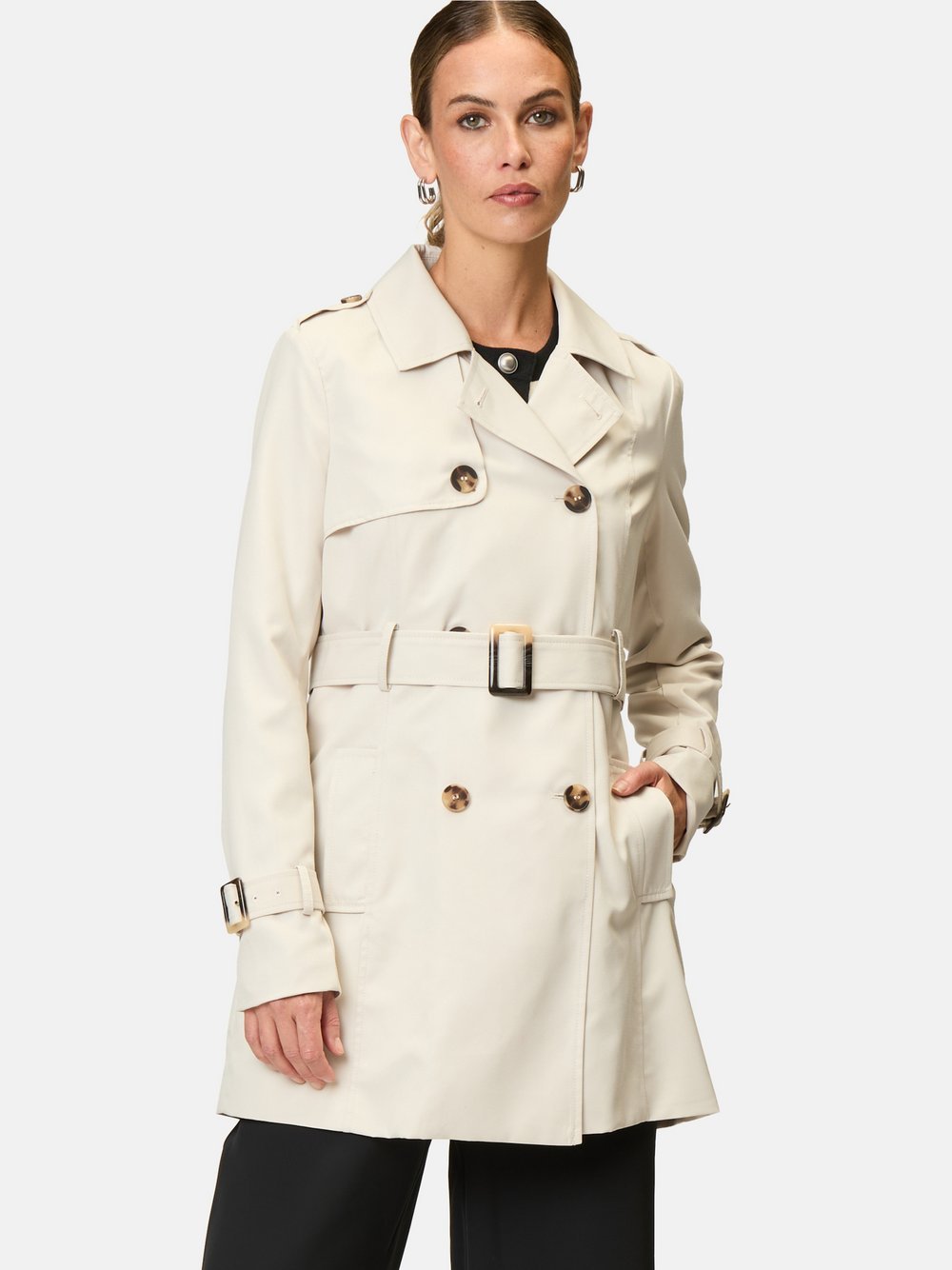 zero Trenchcoat Damen beige, 42