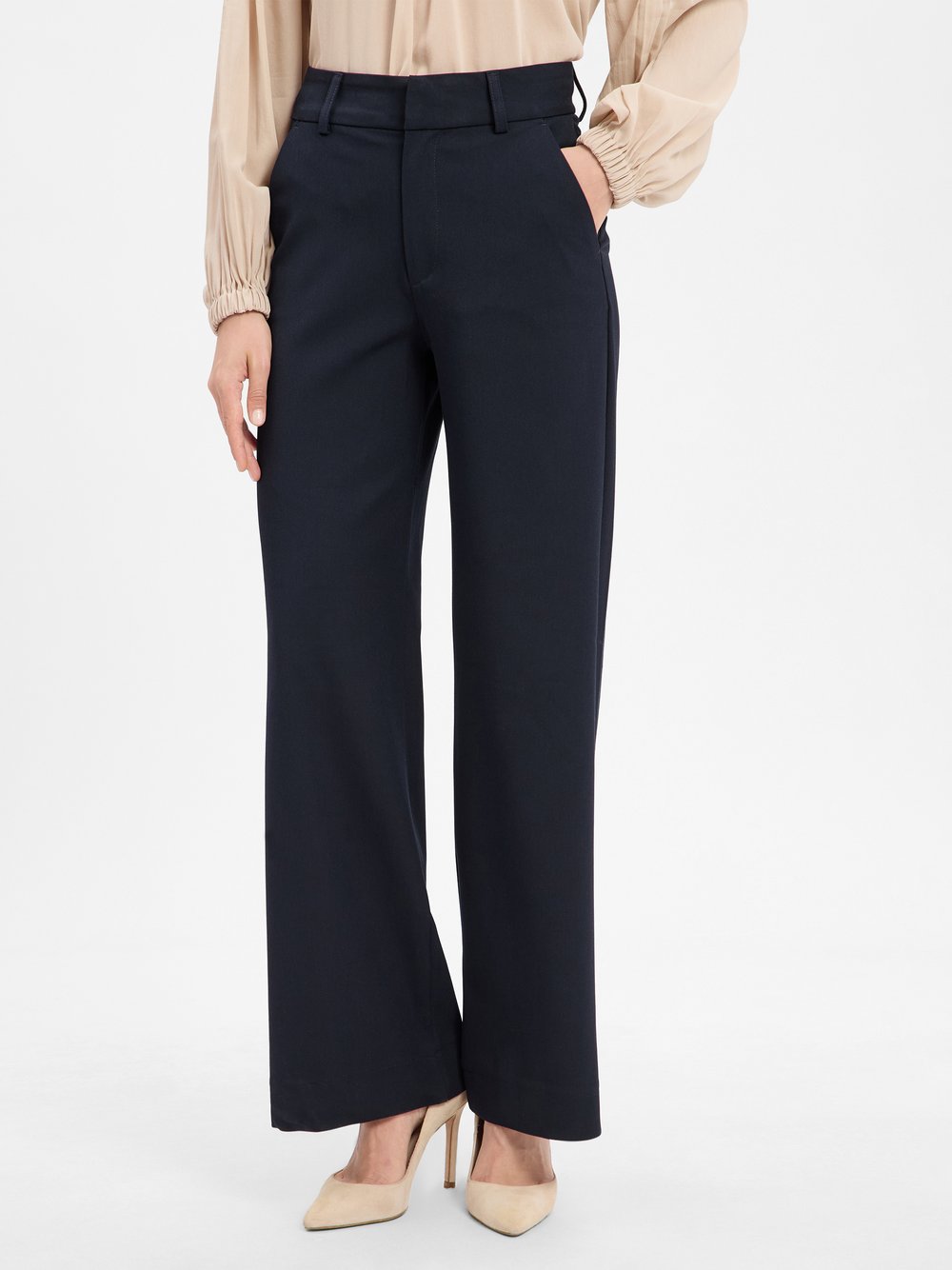 mbyM Stoffhose Damen blau, S