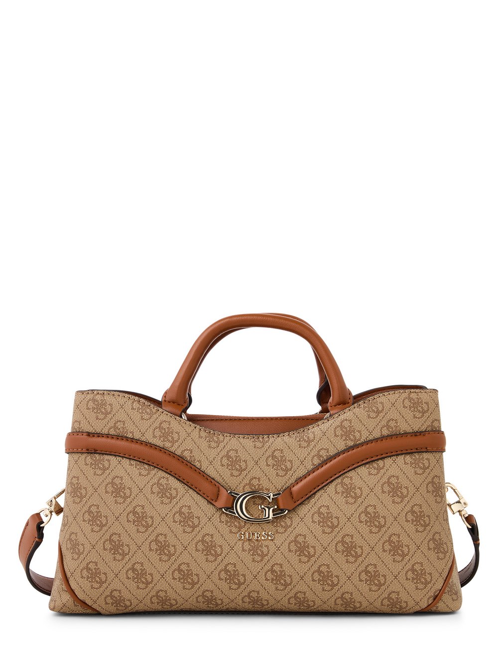 GUESS Tasche Damen Kunstleder braun gemustert, ONE SIZE