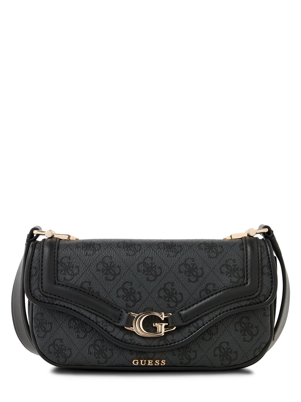 GUESS Umhängetasche Damen Kunstleder grau gemustert, ONE SIZE