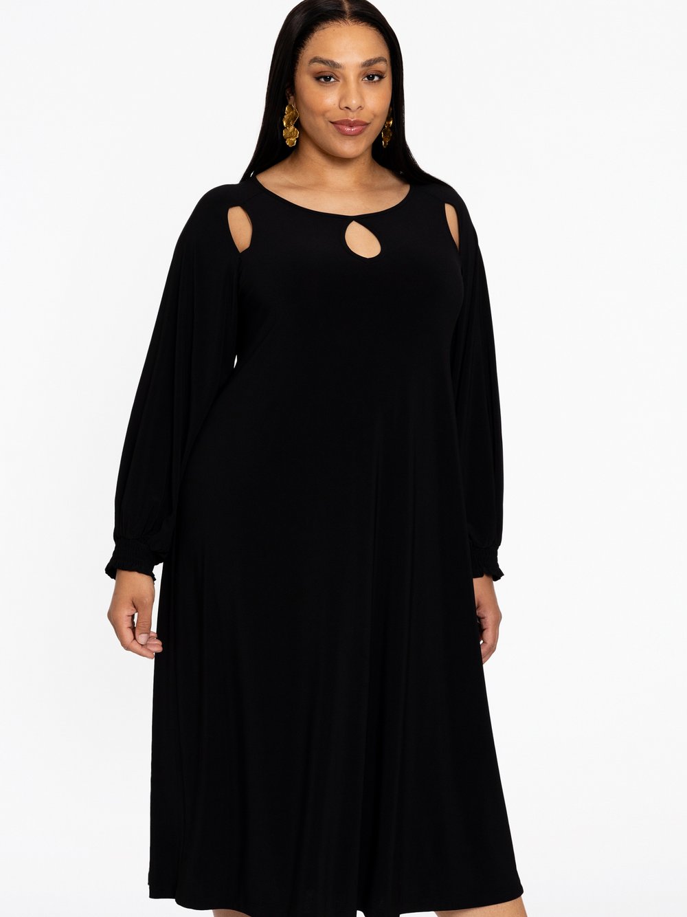Thumbnail - YOEK Kleid Damen schwarz, 54-56