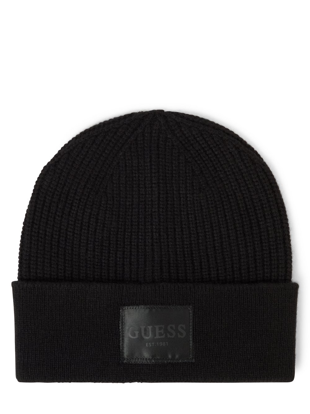 GUESS Wollmütze mit Cashmere-Anteil Damen Wolle schwarz, L