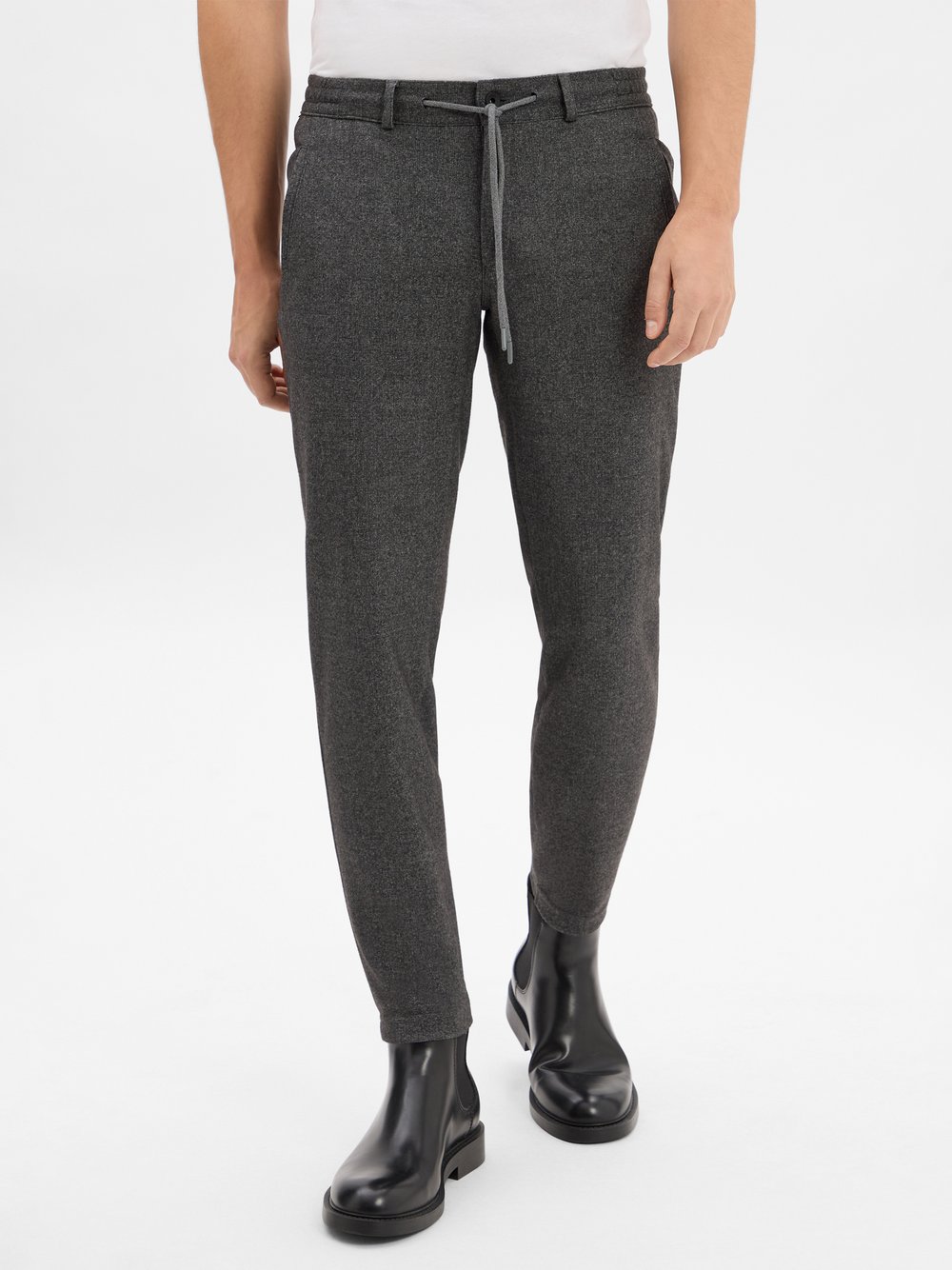 Thumbnail - BRAX Hose Herren Stretch grau meliert, 36-32