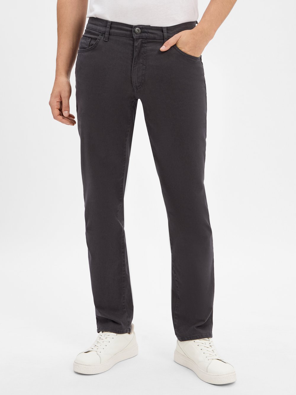 BRAX Hose Herren Baumwolle grau, 38-34