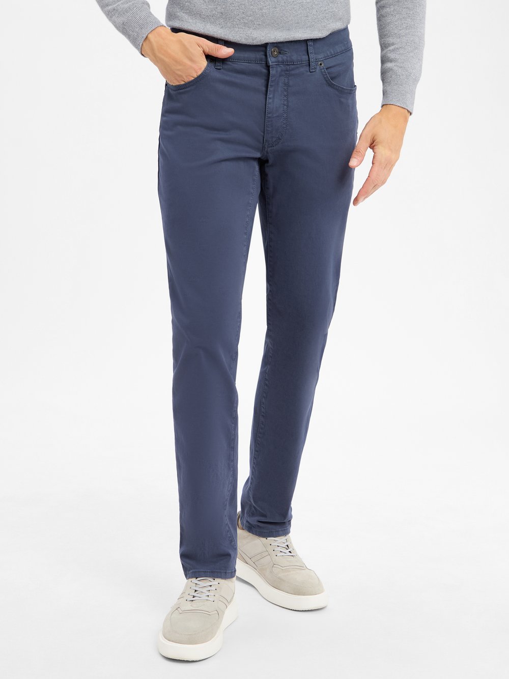 BRAX Hose Herren Baumwolle blau, 38-34