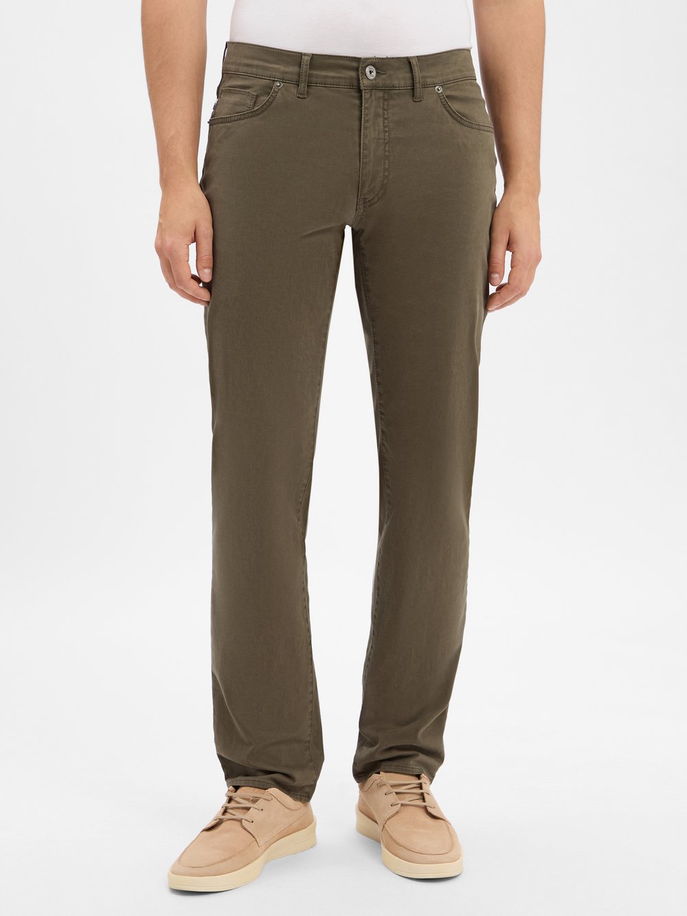 BRAX Hose Herren Baumwolle grün, 35-32
